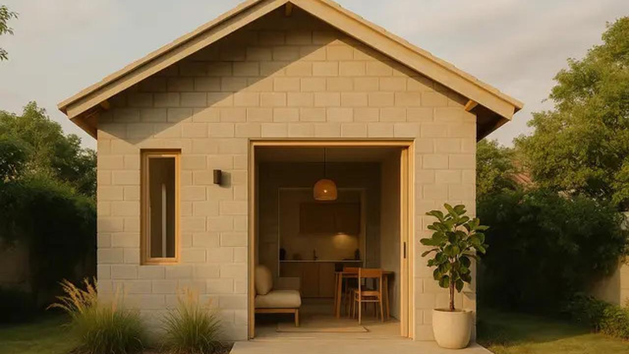 8 Model Rumah Kecil 1 Kamar dari Batako, Cocok untuk Pasangan Muda