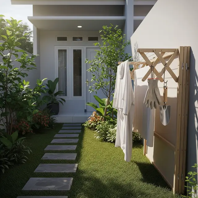 9 Inspirasi Tempat Jemuran Lipat di Rumah Kecil, Solusi Maksimalkan Ruang Minimalis