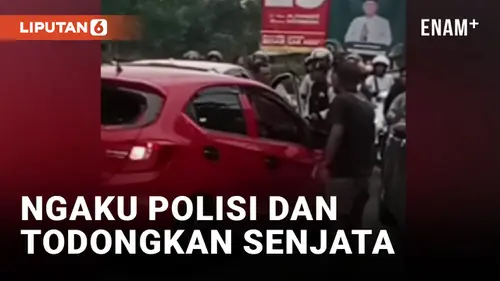 VIDEO: 2 Preman Todong Senjata dan Ngaku Anggota Polisi