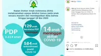 IDAI Sebut 584 Anak di Indonesia Positif COVID-19, Yuri: Bingung, Datanya Dari Mana