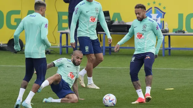 Foto: Ribut-ribut di Sesi Latihan Timnas Brasil Jelang Piala Dunia 2022