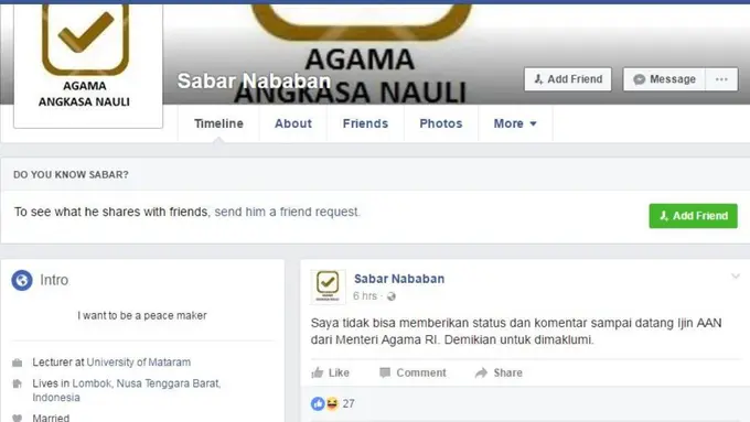 Agama Angkasa Nauli, Aliran Sesat Baru yang Bikin Netizen Ngakak!