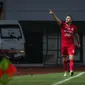 Marko Simic mencetak gol pertama Persija Jakarta ke gawang Persela Lamongan pada pekan keempat BRI Liga 1 2021/2022 di Stadion Pakansari, Kabupaten Bogor, Jumat (24/9/2021). (Bola.com/Bagaskara Lazuardi).