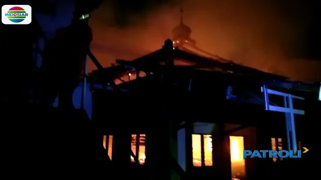 Masjid Pabrik Tekstil di Bogor Terbakar