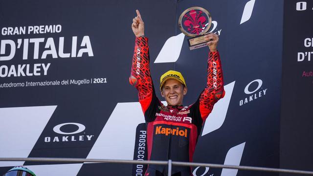 Pembalap Indonesian Racing Team Gresini Tempati Podium 3 Moto3 Italia 2021