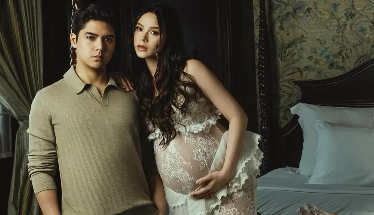 Intip potret maternity shoot Alyssa Daguise dan Al Ghazali (@alyssadaguise)
