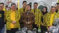 Gibran menyampaikan terima kasih atas dukungan Golkar kepada dirinya. (Liputan6.com/Angga Yuniar)