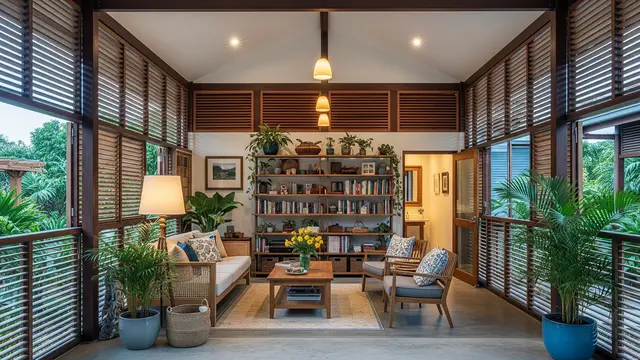 Desain Rumah Kampung Kecil Tapi Nyaman dan Tidak Panas Tanpa AC