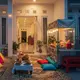 Inspirasi Angkringan Rumahan di Teras Rumah. Foto: Gemini