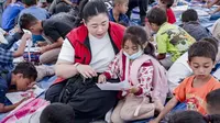 Legislator PDIP Sambangi Anak Korban Gempa NTT, Beri Trauma Healing