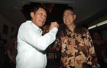 Try Sutrisno hadiri konpers penolakan KPU di Kantor PKPI