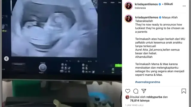 Unggahan Krisdayanti.
