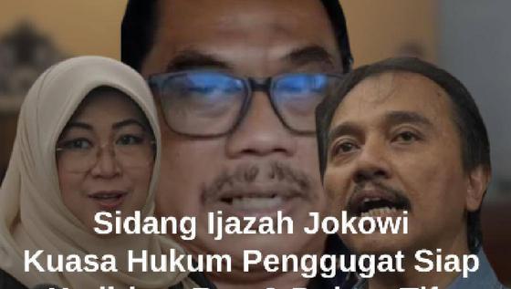 Roy Suryo &amp; Dokter Tifa, Amunisi Kubu Penggugat Ijazah Jokowi Siap 'Geruduk' PN Solo