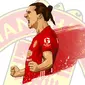 Zlatan Ibrahimovic bintang Manchester United (Gorila Sport)