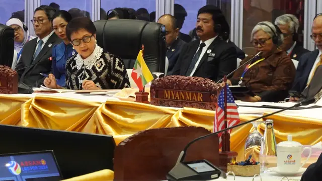 KTT ASEAN-AS, salah satu rangkaian pertemuan dalam KTT ASEAN 2024 di Vientiane, Laos. (Dok. Kemlu RI)