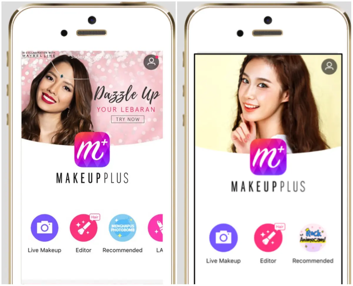 Rayakan Lebaran MakeupPlus menghadirkan filter spesial makeup ala Timur Tengah (Foto: Dok. MakeupPlus) 