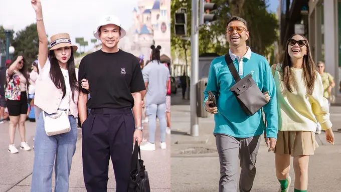 Adu Gaya Pasangan Sultan, Nagita Slavina-Raffi Ahmad dan Sandra Dewi-Harvei Moeis yang Lagi Liburan di Eropa