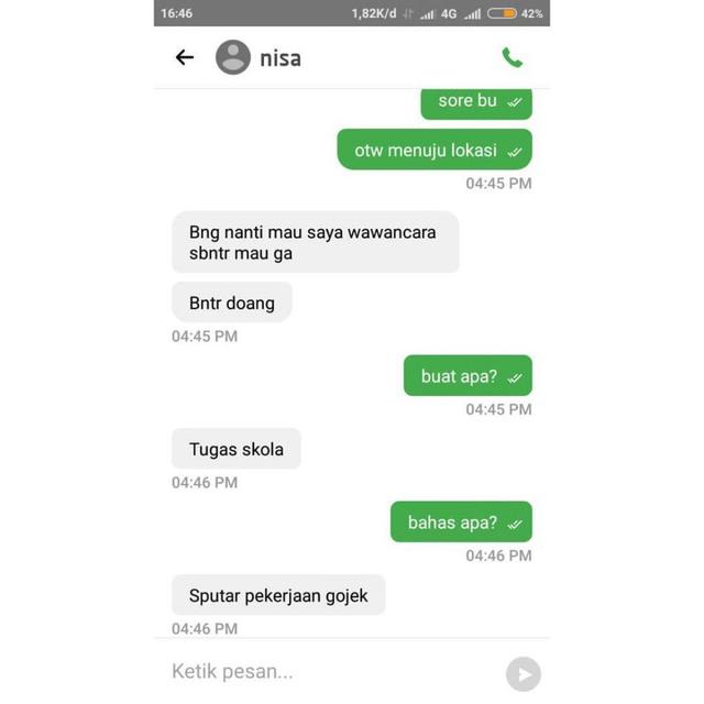 permintaan absurd pelanggan ojol