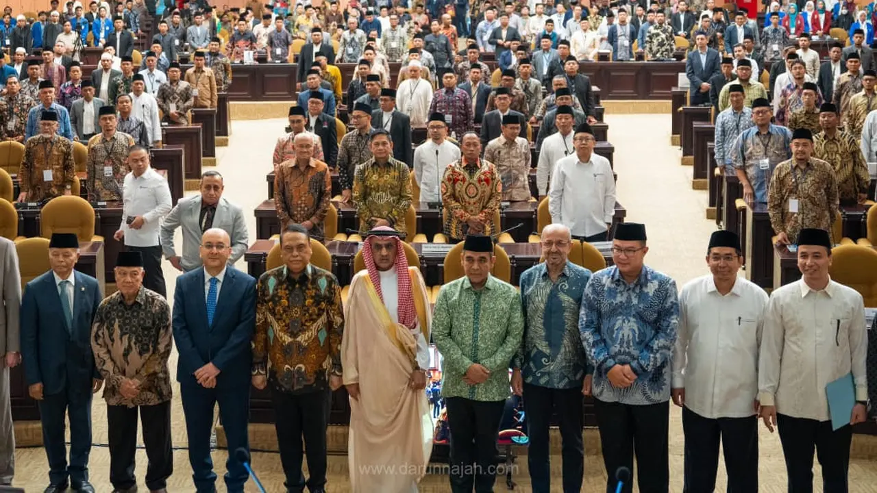 Para kiai dari Forum Pesantren Alumni Gontor (FPAG) bertemu dengan Ketua MPR RI Ahmad Muzani di Kompleks MPR/DPR, Senayan, Jakarta.  (Istimewa)