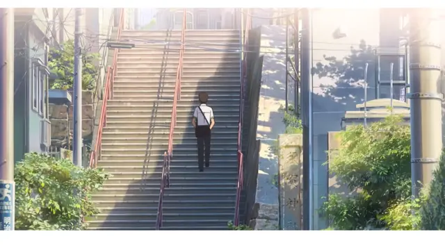 Cuplikan film Your Name karya Makoto Shinkai. Radwimps kembali menjadi pengisi ost.