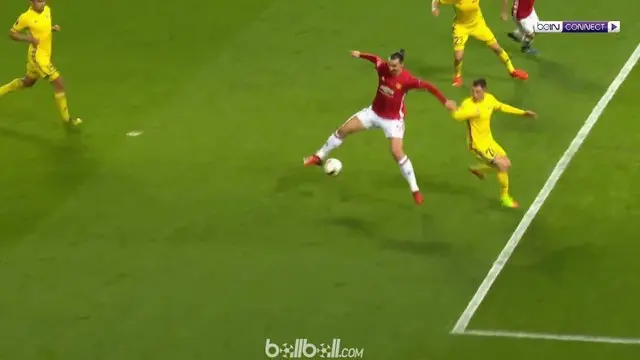 Umpan Backheel Ibrahimovic saat Manchester United Kalahkan Rostov di Liga Eropa