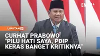Prabowo Depan Puan di DPR Pilu Hati Saya, Kadang PDIP Kritiknya Keras Banget