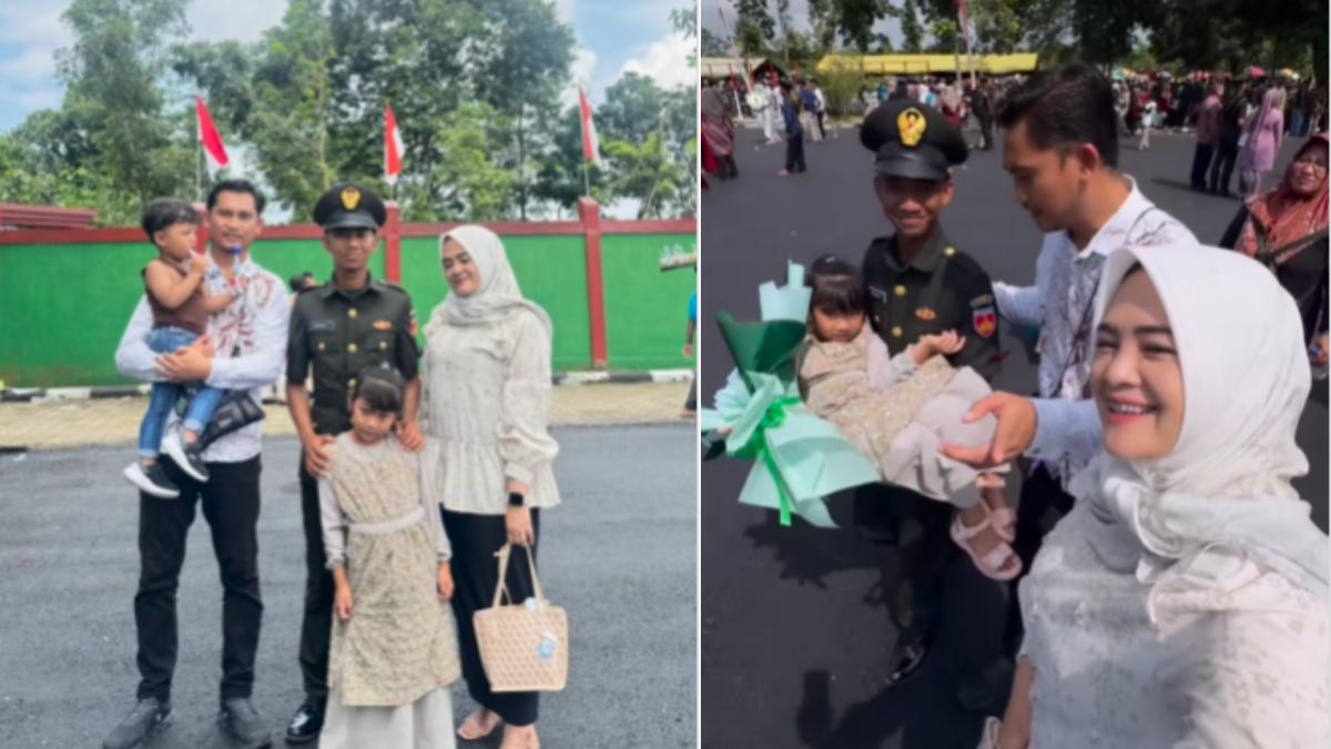 Kisah Pasutri Muda Angkat Yatim Piatu jadi Anak, Berawal dari Ngelamar Kerja Endingnya Malah jadi TNI