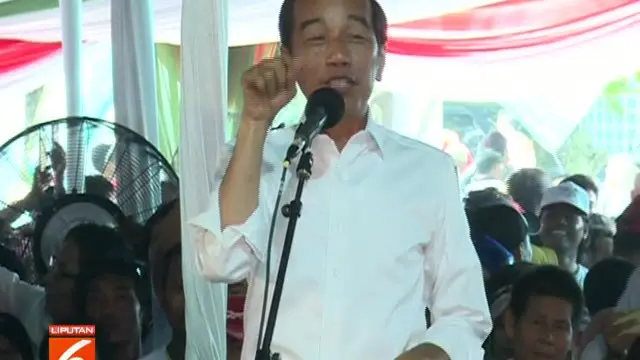 Kampanye di Bogor, Jokowi Akui Elektabilitasnya Menurun