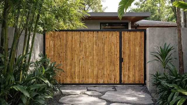 Gerbang Bambu Modern