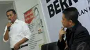 Diskusi tersebut membahas bagaimana partai Demokrat menentukan arah berani atau tidaknya dalam berkoalisi dengan partai lain, Jakarta Selatan, Rabu (14/5/2014) (Liputan6.com/Andrian M Tunay)