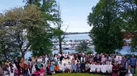 Suasana Idul Fitri di KBRI Stockholm, Swedia. (KBRI Stockholm)