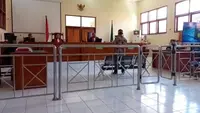Suasana sidang putusan terhadap terdakwa pemerkosa anak kandung di PN Buol, Kamis (11/5/2023). (Foto: Humas PN Buol)