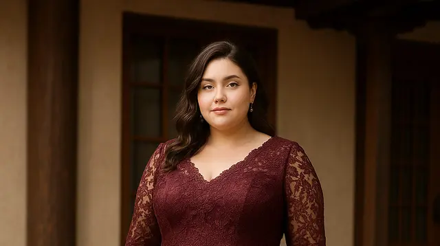 Model Gaun Pesta untuk Orang Plus Size (created by AI)