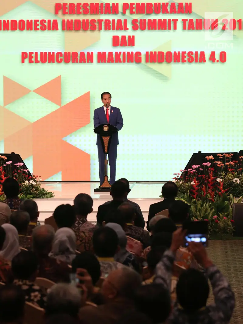 Jokowi Luncurkan Roadmap Revolusi Industri 4.0