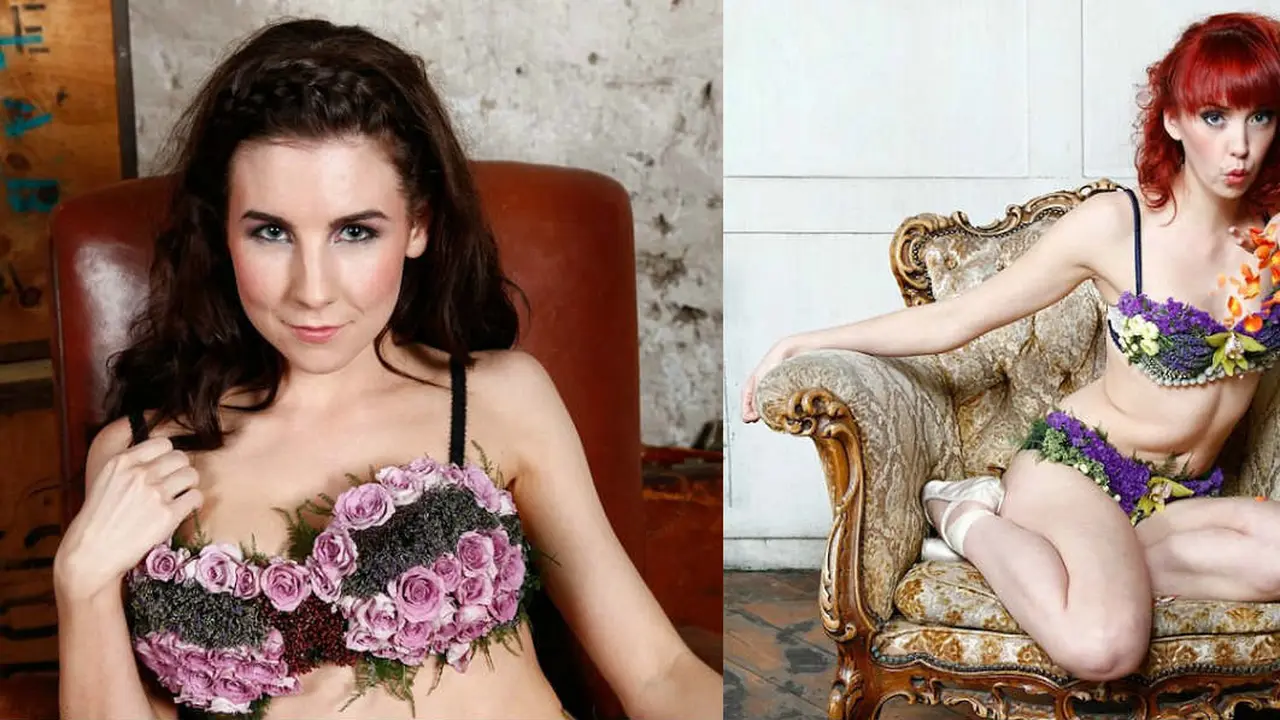 Lingerie Seksi Ini Terbuat dari Bunga Segar! 