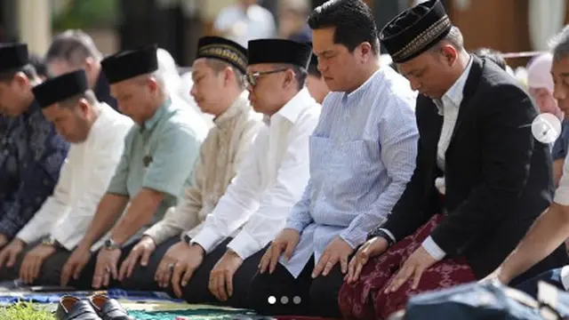 Menteri BUMN Erick Thohir merayakan Hari Raya Idul Adha di Hong Kong.