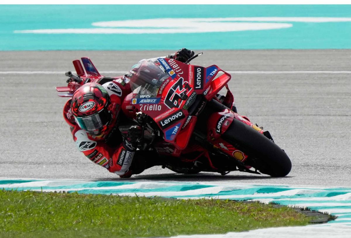 FOTO: Bagnaia Perkasa di Sepang, Dominasi Ducati Kian Tak Terbendung