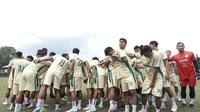 PSS Sleman bersiap melawan Persebaya Surabaya. (Doc PSS)