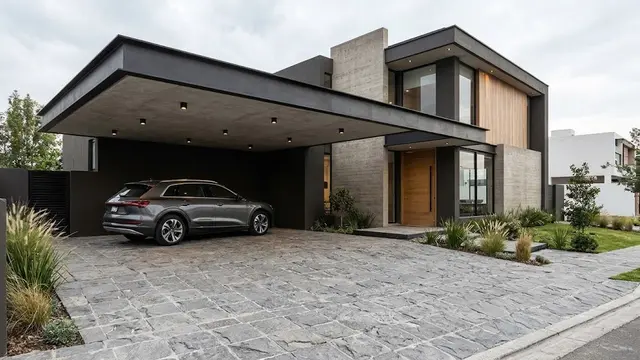 Desain Kanopi Cantilever Melayang
