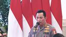 Kapolri Jenderal Listyo Sigit Prabowo memberikan arahan kepada jajaran Kepolisian Negara Republik Indonesia (Polri), di Istana Negara, Jakarta, Jumat (14/10/2022). Presiden Joko Widodo (Jokowi) mengumpulkan jajaran Kepolisian Negara Republik Indonesia (Polri) di Istana Negara, kompleks Istana Kepresidenan, Jakarta, Jumat (14/10/2022). (Foto: Lukas - Biro Pers Sekretariat Presiden)