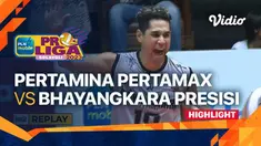 Berita Video, Highlights Pertandingan PLN Mobile Proliga 2023 pada Jumat (3/2/2023) antara Jakarta Bhayangkara Presisi Vs Jakarta Pertamina Pertamax