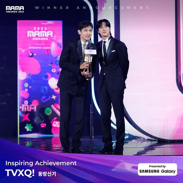 TVXQ dalam MAMA Awards 2023. (Instagram/ mnet_mama)