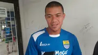 Penyerang Persib Bandung Tantan (Okan Firdaus / Liputan6.com)