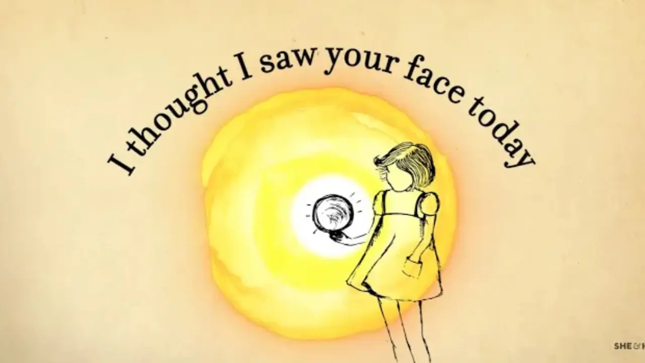 lagu I thought i saw your face today karya She & Him (dok. vidio YouTube SheandHim Official)