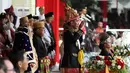 Presiden Joko Widodo (Jokowi) mengikuti Upacara Peringatan Detik-detik Proklamasi Kemerdekaan ke-73 di Istana Merdeka, Jakarta, Jumat (17/8). HUT ke-73 RI mengambil tema Kerja Kita Prestasi Bangsa. (Liputan6.com/HO/Bian)