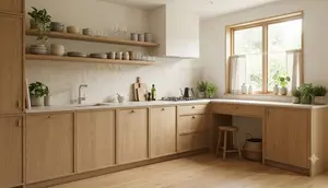 7 Inspirasi Dapur Japandi dengan Dominasi Warna Natural, Sentuhan Estetik yang Mudah Ditiru