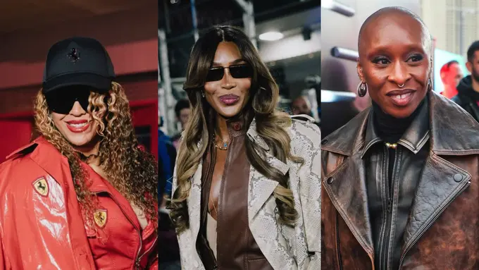 Aksi Diva dan Supermodel di Lintasan: Beyoncé, Naomi Campbell, dan Cynthia Erivo Menghidupkan Circuit Couture Look di F1 Las Vegas 2025