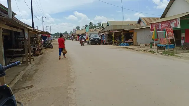 Salah satu lokasi di wilayah TKA yang sering didatangi tenaga kerja asing asal China di Konawe.(Liputan6.com/Ahmad Akbar Fua)