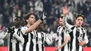 Kemenangan ini menjaga posisi Juventus di peringkat keempat klasemen Liga Italia 2024/2025 dengan 46 poin. Sementara, Inter Milan tertahan di peringkat dua dengan 54 poin. (Isabella BONOTTO/AFP)