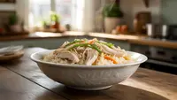 Cara Buat Nasi Tim Ayam yang Lembut dan Gurih, Cocok untuk MPASI hingga Menu Keluarga